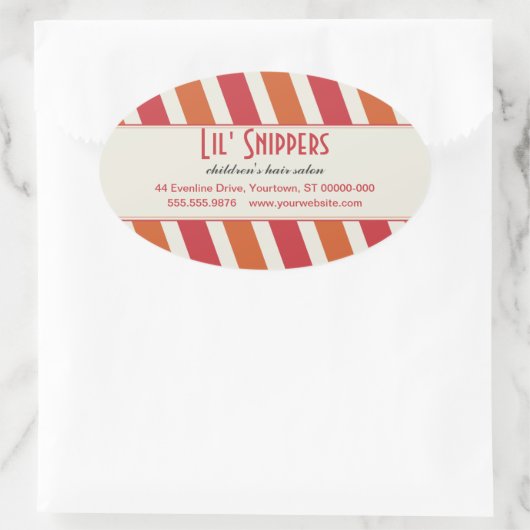 Bright Diagonals Sticker (Tas)