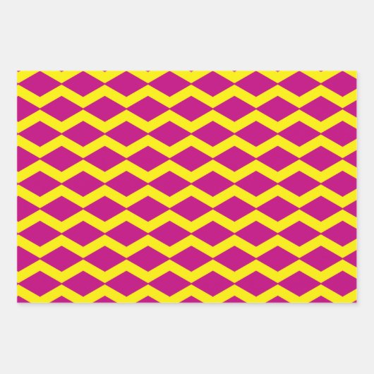 Bright Diamond Argyle Patroon Wrap Craft Paper (Voorkant 3)