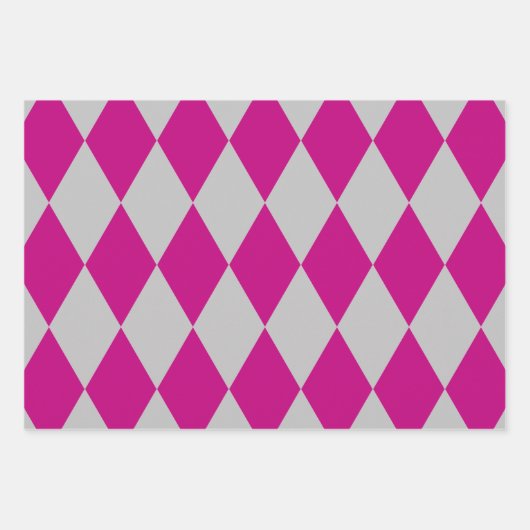 Bright Diamond Argyle Patroon Wrap Craft Paper (Voorkant)