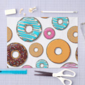 Bright Donut Whimsical Pattern Tissuepapier (Craft)