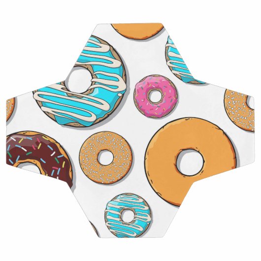 Bright Donut Whimsical Pattern Voetbal (Enkel)