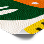 Bright Dopamine Decor Monogram Letter B Poster (Hoek)