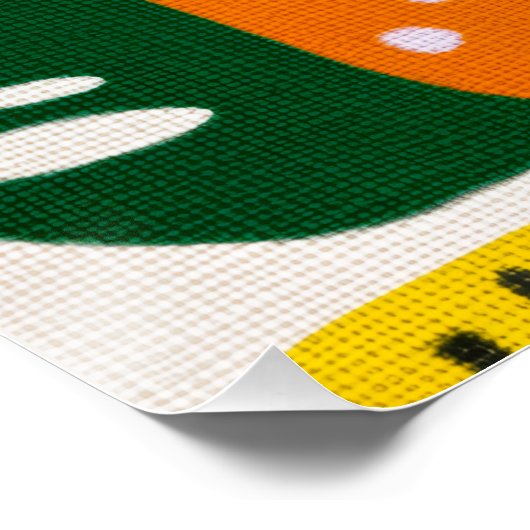 Bright Dopamine Decor Monogram Letter B Poster (Hoek)