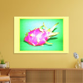 "Bright Drakenfruit": foto. Bestel nu Canvas Afdruk (Insitu (Woonkamer))