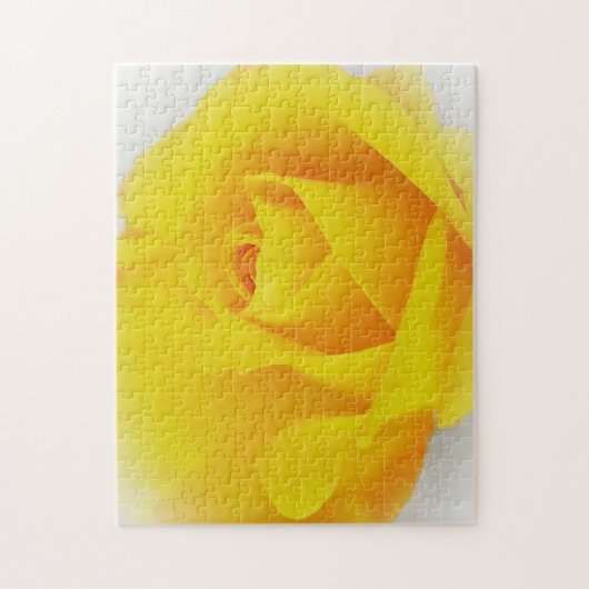 Bright Dream Yellow Rose Bloem Art Puzzel (Verticaal)