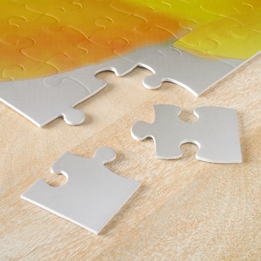 Bright Dream Yellow Rose Bloem Art Puzzel Legpuzzel (Zijkant)