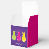 Bright Easter Bunny Silhouette Bedankdoosjes (Geopend)