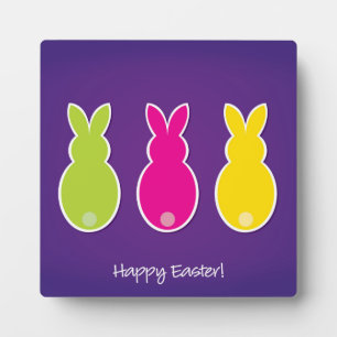 Bright Easter Bunny Silhouette Fotoplaat