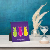 Bright Easter Bunny Silhouette Fotoplaat (Insitu)