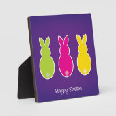 Bright Easter Bunny Silhouette Fotoplaat (Voorkant)