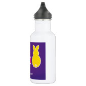 Bright Easter Bunny Silhouette Waterfles (Rechts)