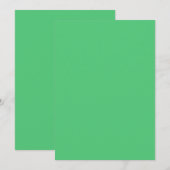 Bright Emerald Green 5 "x 7" Blank Sample Wedding Kaart (Voorkant / Achterkant)