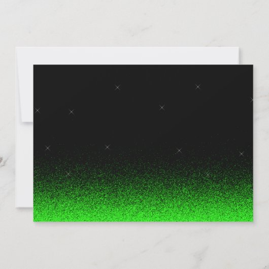 Bright Emerald Green Kaart (Achterkant)