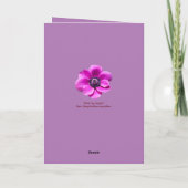 Bright en Bold Bloemen Verjaardag Kaart voor Grann (Achterkant)