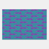 Bright en Bold Hot Pink Cheetah Inpakpapier Vel (Voorkant)