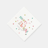Bright en Merry Holiday Party Servetten (Hoek)
