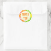 Bright en Modern Citrus Slices Party Sticker (Tas)