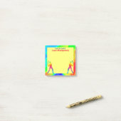Bright Energetisch Baseball-thema voor coach Post-it® Notes (Op bureau)