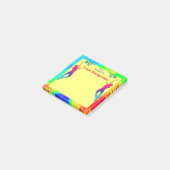 Bright Energetisch Basketball-thema voor coach Post-it® Notes (Schuin)