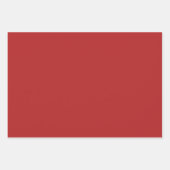 Bright Engine Firebrick Maroon Schaduwen 3 Tinten Inpakpapier Vel (Voorkant 3)