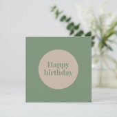 Bright Escape Birthday Card - card #1 of 18 Kaart (Staand voorkant)