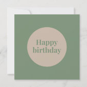 Bright Escape Birthday Card - card #1 of 18 Kaart (Voorkant)