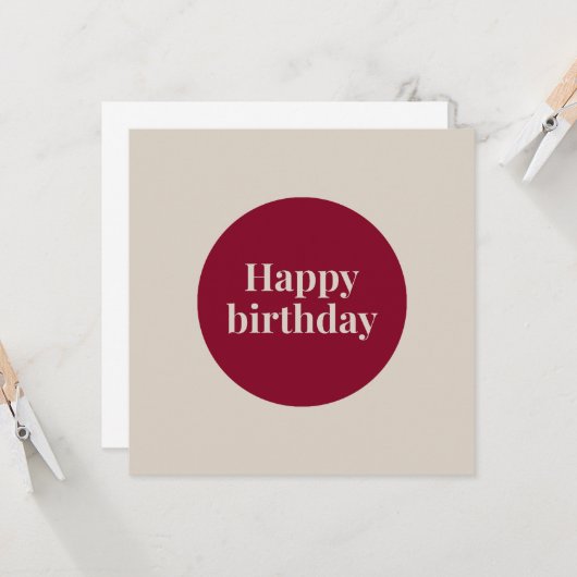 Bright Escape Verjaardag Kaart - kaart #18 van 18 (Voorkant / Achterkant in situ)