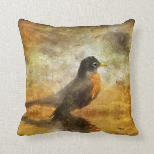Bright Eyed Robin van Lois Bryan Kussen