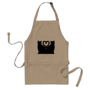 Bright Eyes Heart Standaard Schort