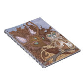Bright Eyes Owl en Dragon Notitieboek (Rechterzijde)