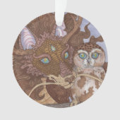 Bright Eyes Owl en Dragon Ornament (voorkant)