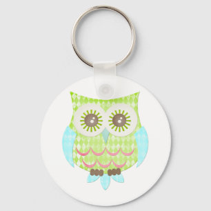 Bright Eyes Owl Sleutelhanger