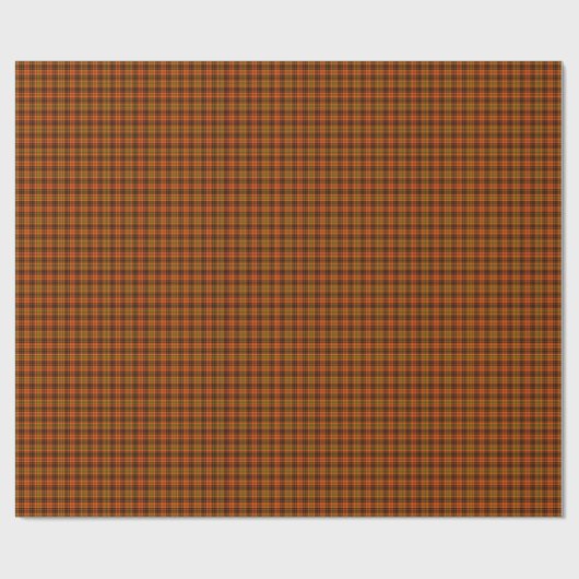 Bright Fall Plaid Cadeaupapier (Vlak)