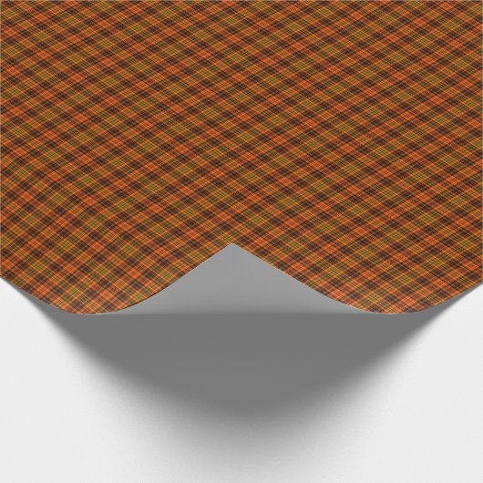 Bright Fall Plaid Cadeaupapier (Hoek)