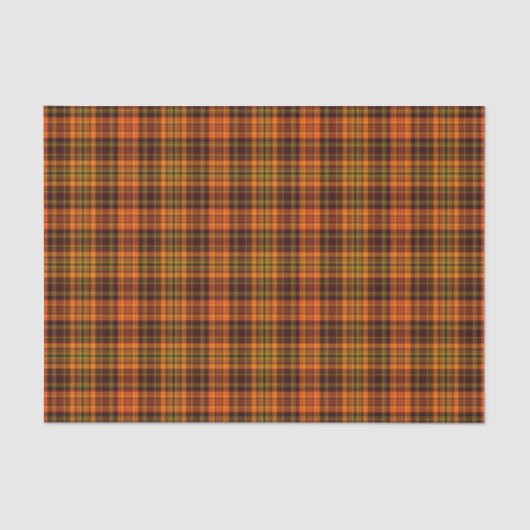 Bright Fall Plaid Tissuepapier (Voorkant)