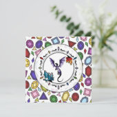 Bright Fantasy Elegante Elegante Amethist Dragon (Staand voorkant)