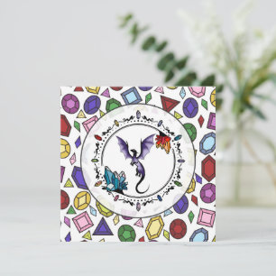 Bright Fantasy Elegante Elegante Amethist Dragon