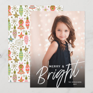 Bright feestdag - Verticaal volledig foto Feestdagenkaart