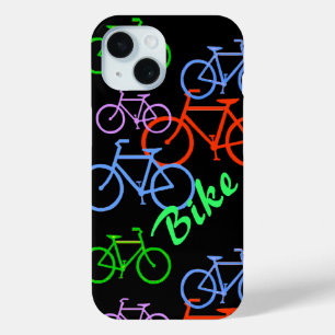 Bright fiets iPhone 15 case