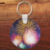 Bright Fireworks-foto Sleutelhanger (Voorkant)