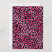 BRIGHT FLAMINGO LEOPARD PINK GOLD KAART (Achterkant)