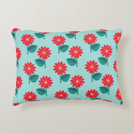 Bright Floral Abstract Accent Kussen