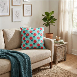 Bright Floral Abstract Kussen