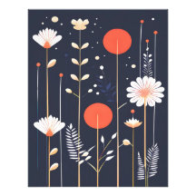 Bright Floral abstracte kunst