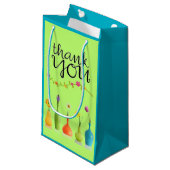 Bright Floral bedankt cadeautas (Voorkant Gekanteld)