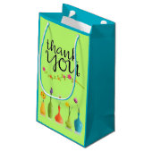 Bright Floral bedankt cadeautas (Achterkant Gekanteld)