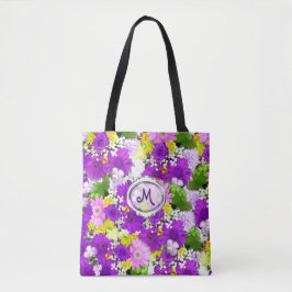 Bright Floral Bouquet Tote Bag