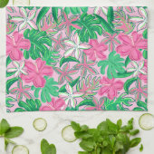 Bright Floral Coastal Theedoek (Gevouwen)