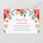 Bright Floral Display Douche Geen Cadeauverpakking Informatiekaartje (Voorkant)