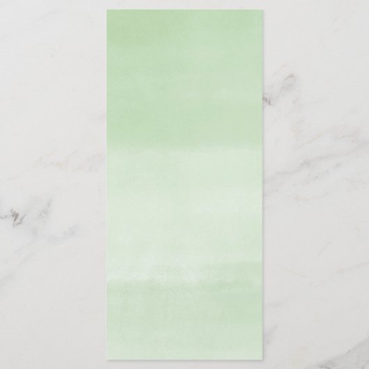 Bright floral hot roze sinaasappel baby shower men programmakaart (Achterkant)